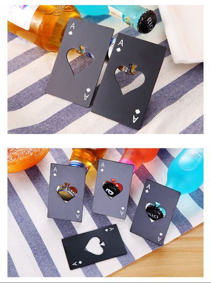 Stainless Steel Poker Bottle Opener