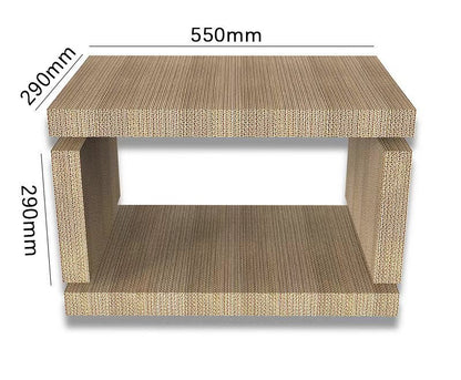 2-in-1 Cat Scratcher House
