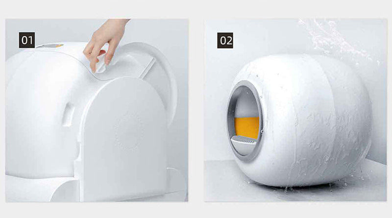 Self-Cleaning Cat Litter Box