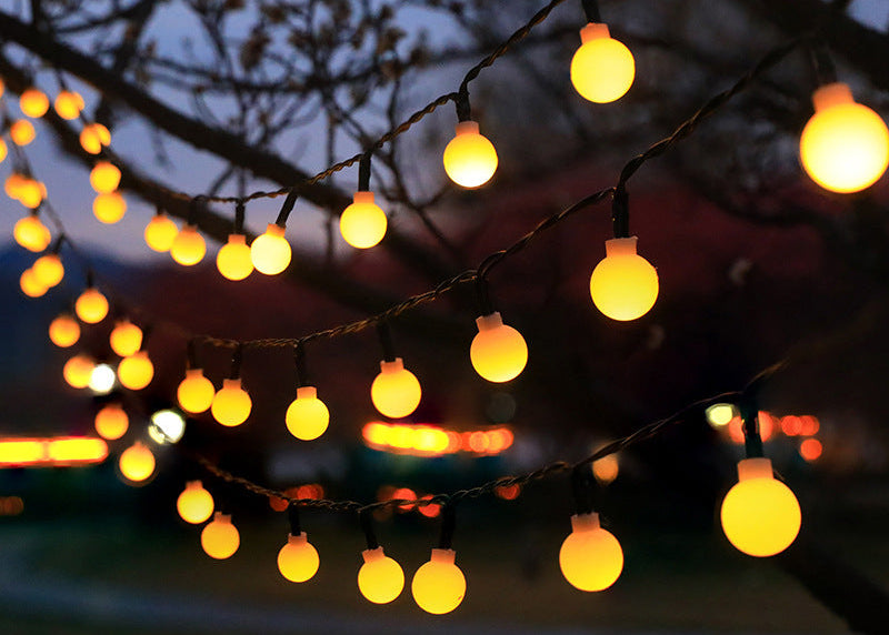 LED Outdoor Ball String Lights