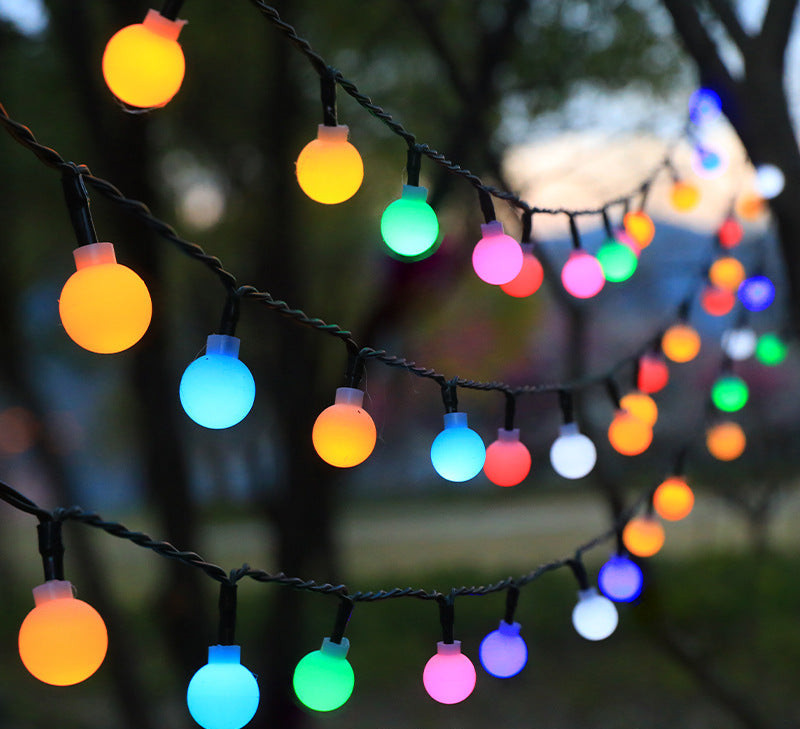 LED Outdoor Ball String Lights