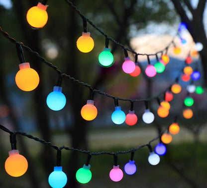 LED Outdoor Ball String Lights