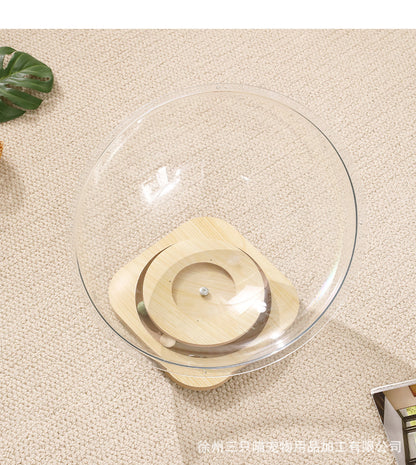 Space Capsule Cat Bed