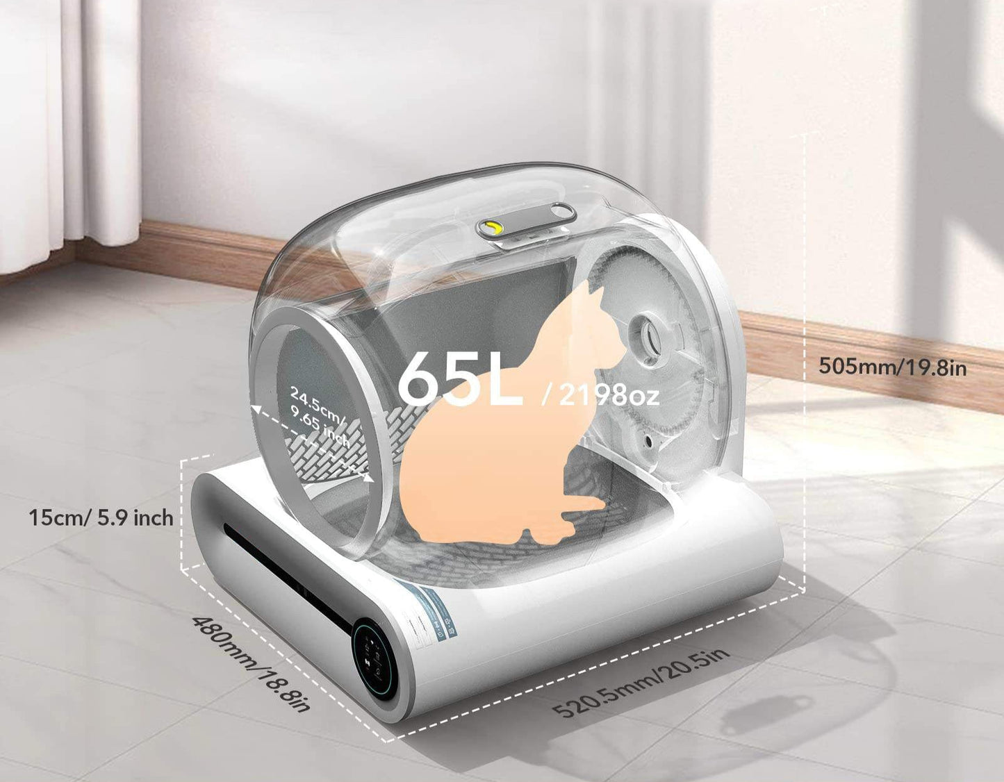 Self-Cleaning Cat Litter Box