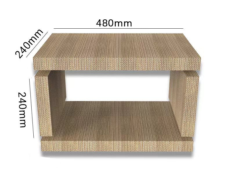 2-in-1 Cat Scratcher House